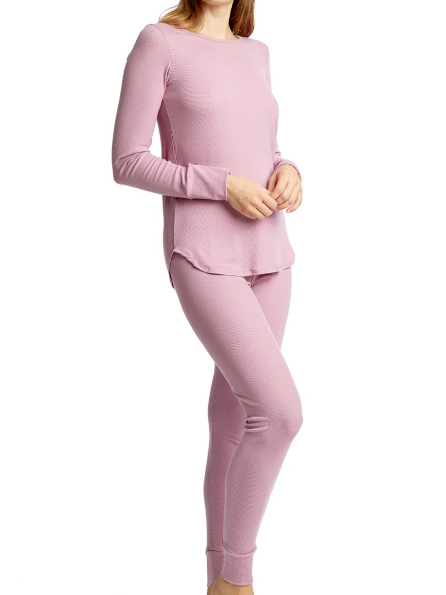 New Hanky Panky Rx Long Sleeve T-Shirt (M) & Joggers (S) In Feather
